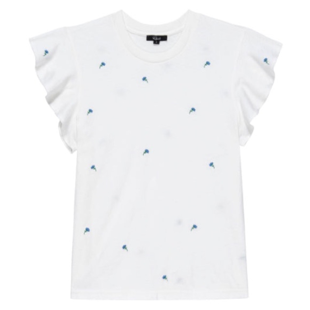 Rails Blue Bud Embroidery Birdie Top
